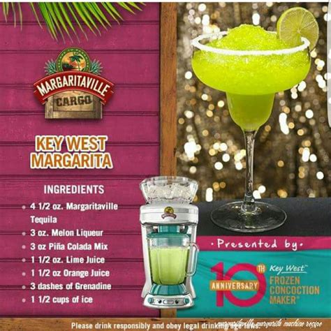 How many servings does the 3 Gallon Margarita Machine recipe make?